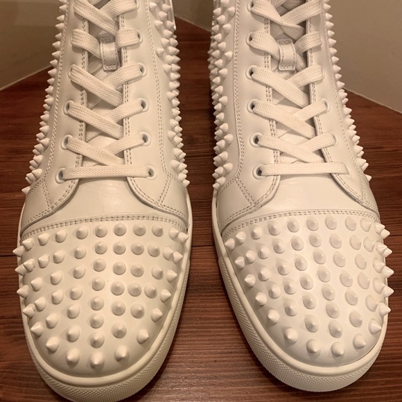 Christian Louboutin Louis Flat Calf Spikes EU 45.5 - Picture 2 of 12